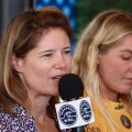 World Surf League's Chief Executive Officer, Sophie Goldschmidt was on hand for this week's tour event.